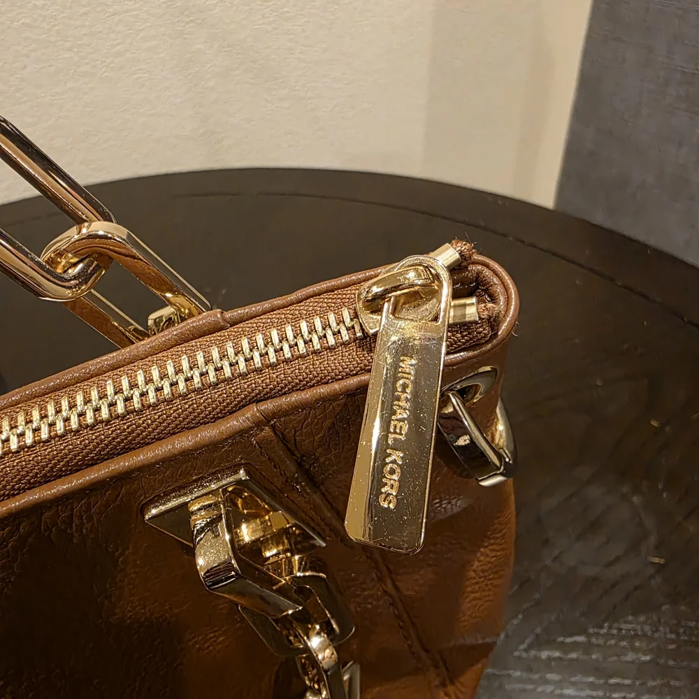 Michael Kors Small Brooke Bag w/Gold Hardware